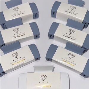 7 hair clips plastic NEW claw Gray blue White Hair accessories